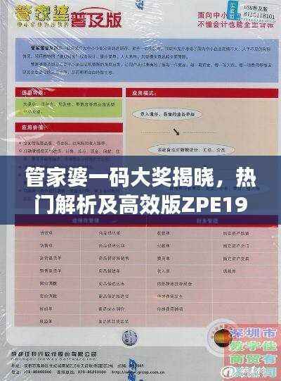 管家婆一码大奖揭晓，热门解析及高效版ZPE195.46速览