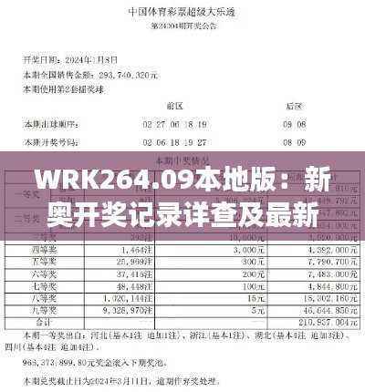 WRK264.09本地版:新奥开奖记录详查及最新解析解读