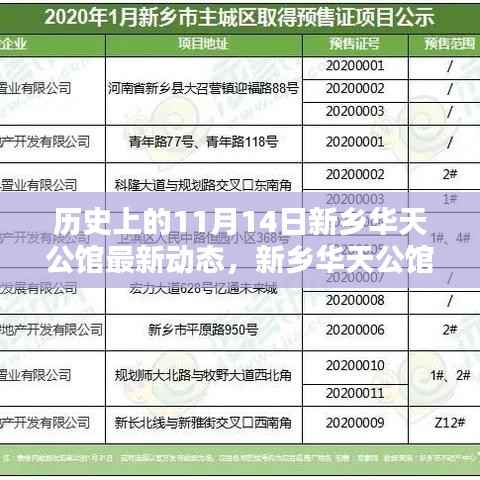 新乡华天公馆11月14日最新动态,温馨日常的回忆绽放