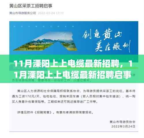 11月溧阳上上电缆最新招聘启事
