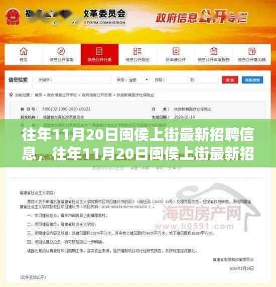 闽侯上街最新招聘信息深度解析,历年11月20日岗位概览