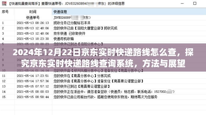 京东实时快递路线查询系统详解,方法与展望