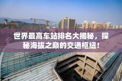 世界最高车站排名大揭秘,探秘海拔之巅的交通枢纽!