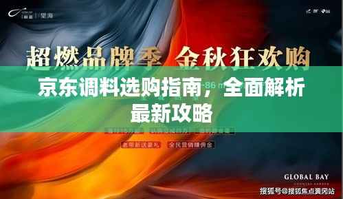 京东调料选购指南,全面解析最新攻略