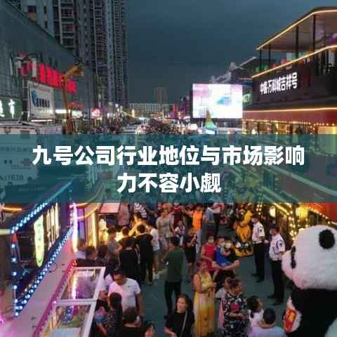 九号公司行业地位与市场影响力不容小觑