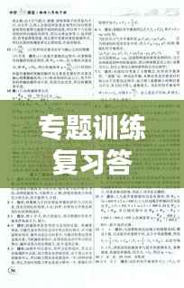 专题训练复习答案+高效学习秘籍，方法与策略全解析