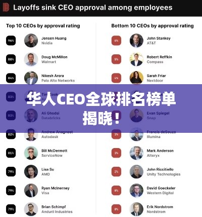 华人CEO全球排名榜单揭晓!
