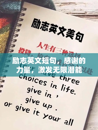 励志英文短句,感谢的力量,激发无限潜能