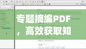 专题摘编PDF,高效获取知识的重要工具